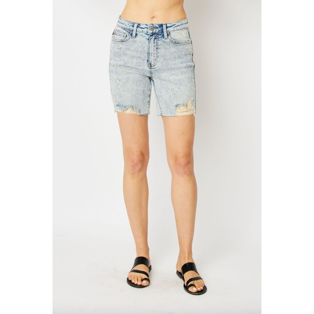 Judy Blue 150250 HW Destroyed Boyfriend Short S